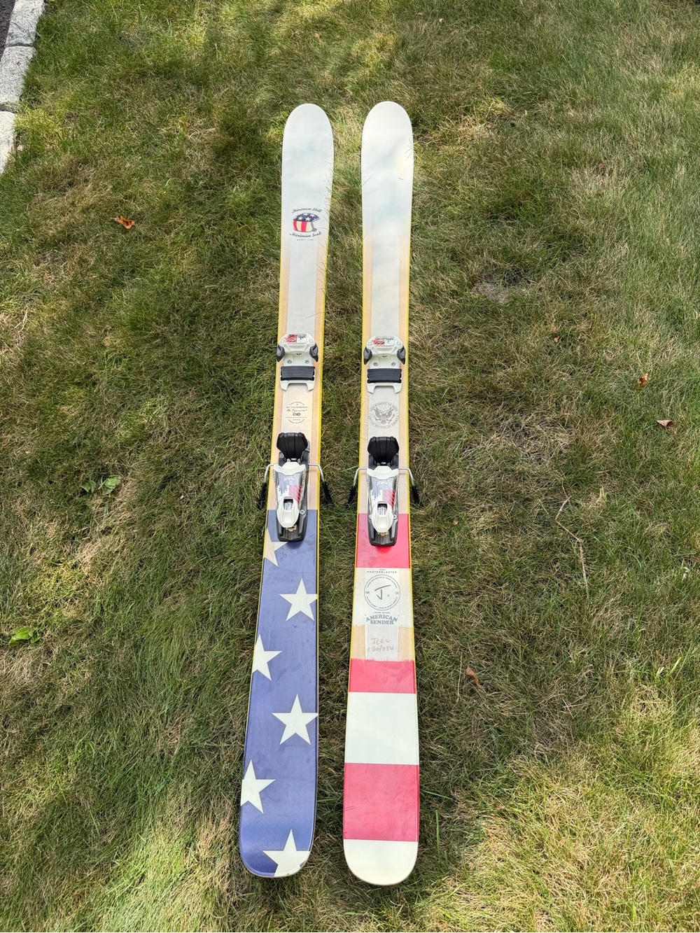 J Skis Masterblaster 168cm "American Sender" Limited Edition Skis w/ Bindings